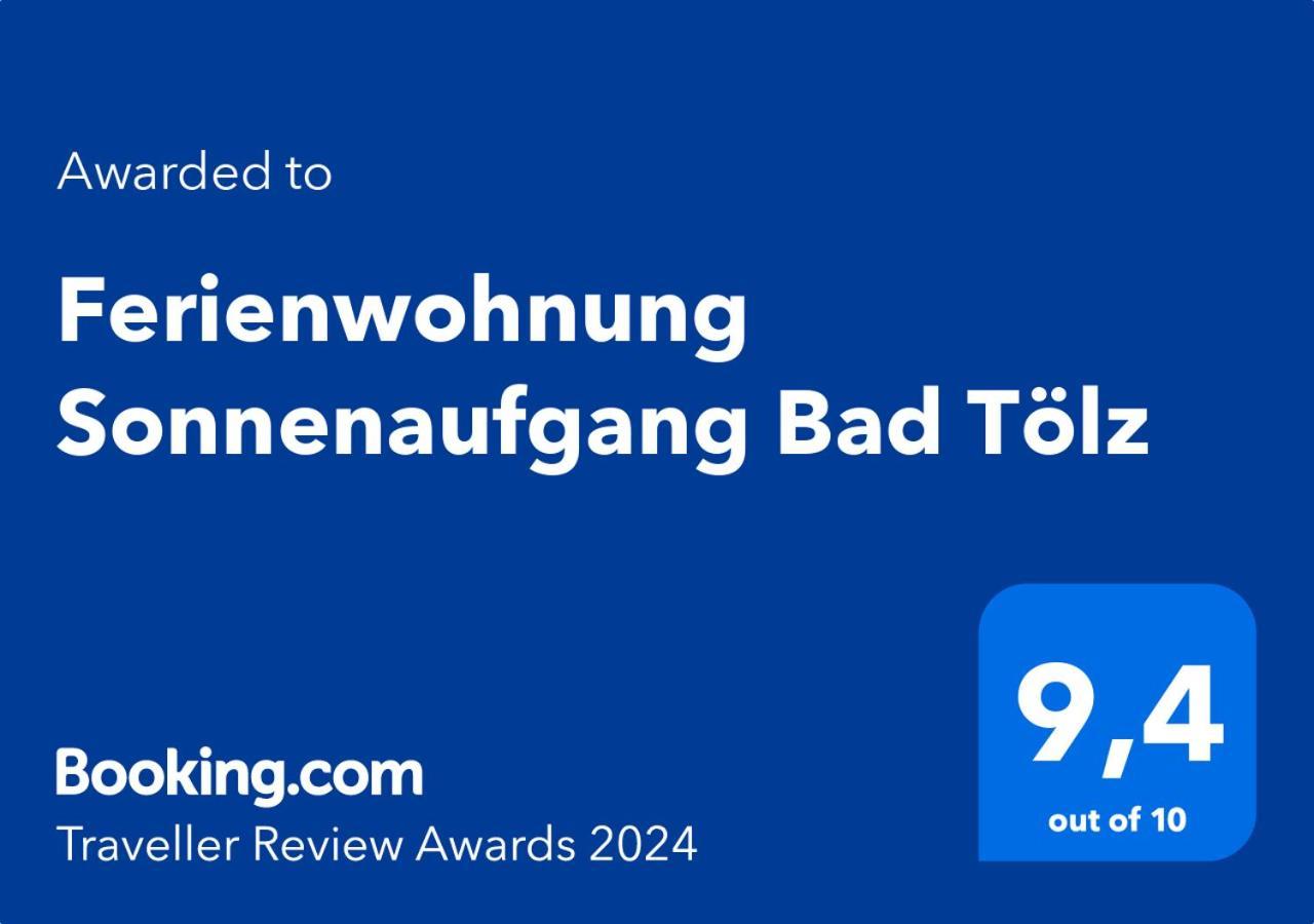 Ferienwohnung Sonnenaufgang Bad Toelz エクステリア 写真